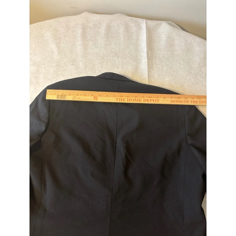 Brooks Brothers Mens Black Two Button Blazer Jacket Notch Suit Coat‎